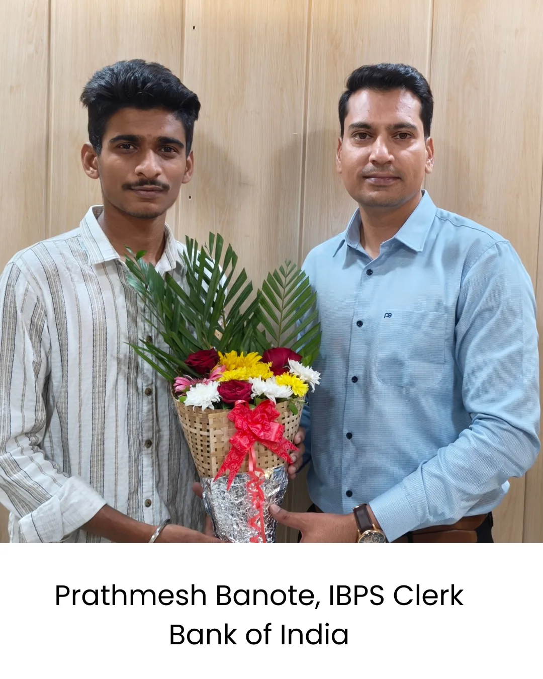 Prathmesh Banote - IBPS Clerk at Bank of India