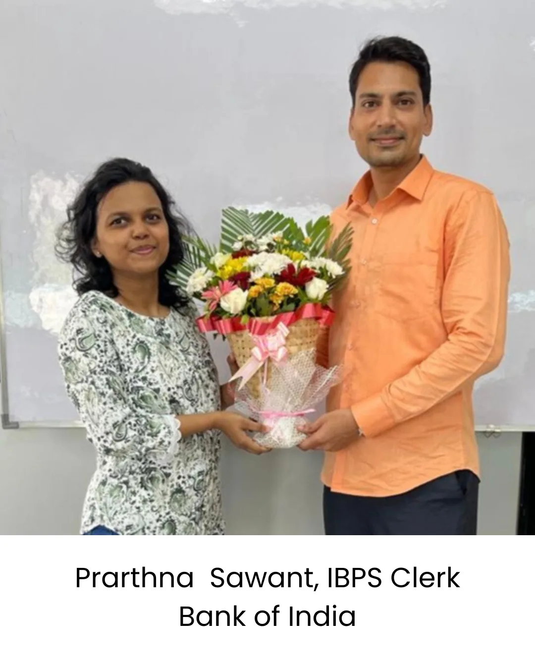 Prarthna Sawant - IBPS Clerk at Bank of India