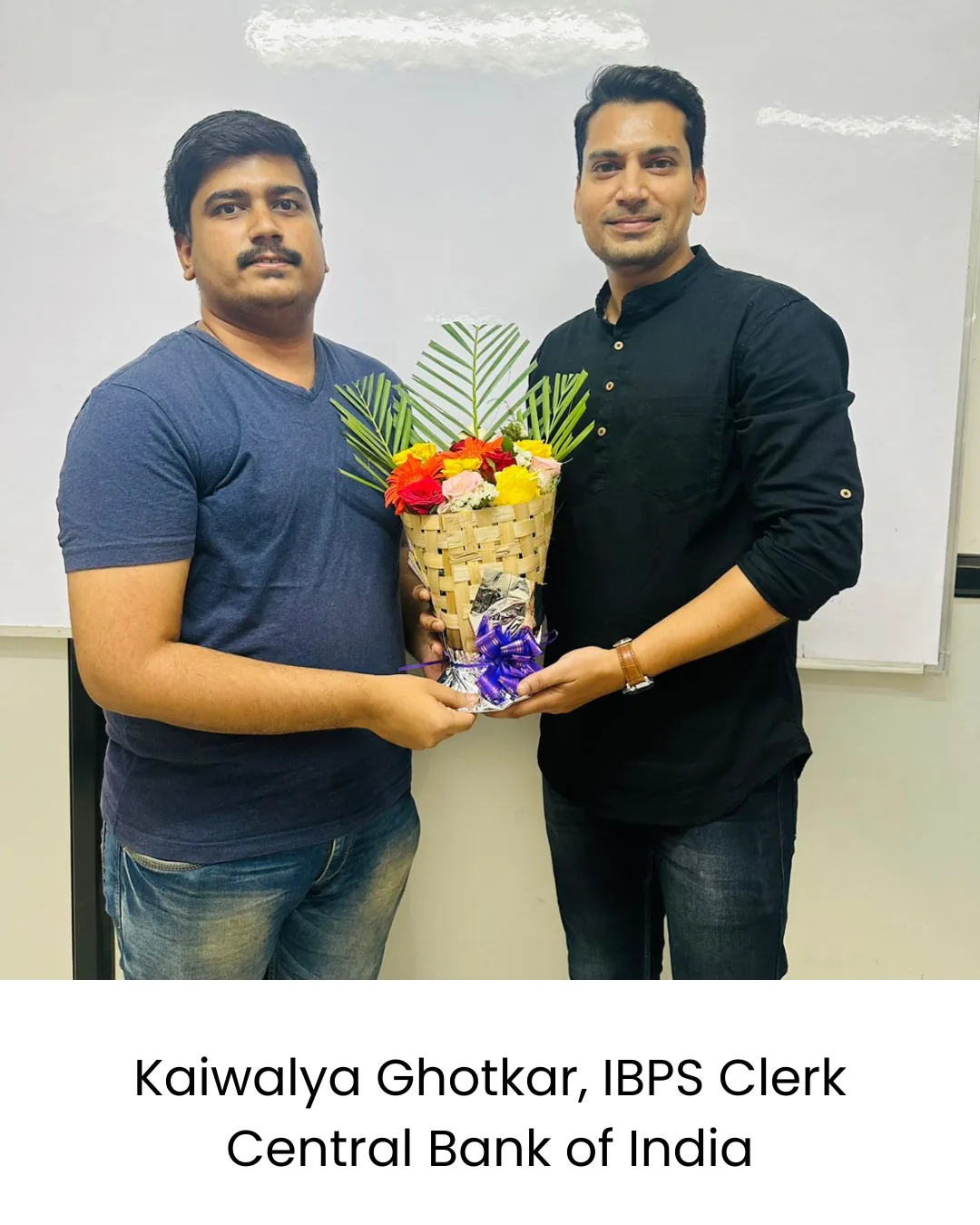 Kaiwalya Ghotkar - IBPS Clerk at Central Bank of India